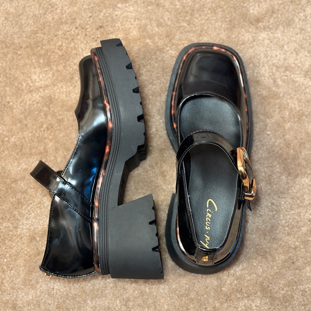 Circus by Sam Edelman Platform Mary Janes Size 8